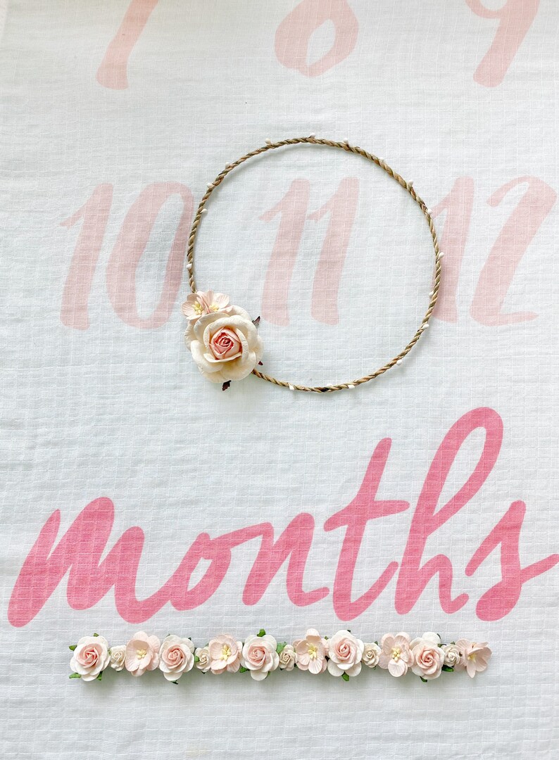 Baby Monthly Milestone Blanket Number Marker Milestone Etsy