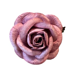 20 Mauve Mulberry Paper Flowers - 2 inch - Mulberry Paper Roses - Mini Paper Flowers, Open Roses, Roses, Artificial Flowers