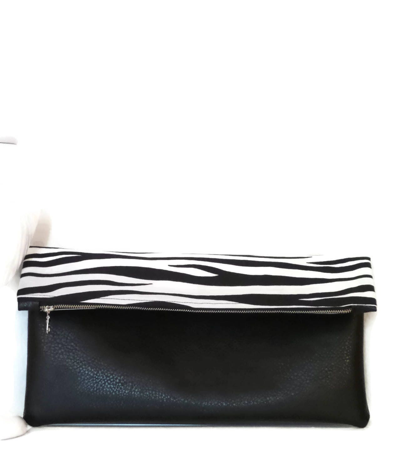 Oversized foldover clutch sale