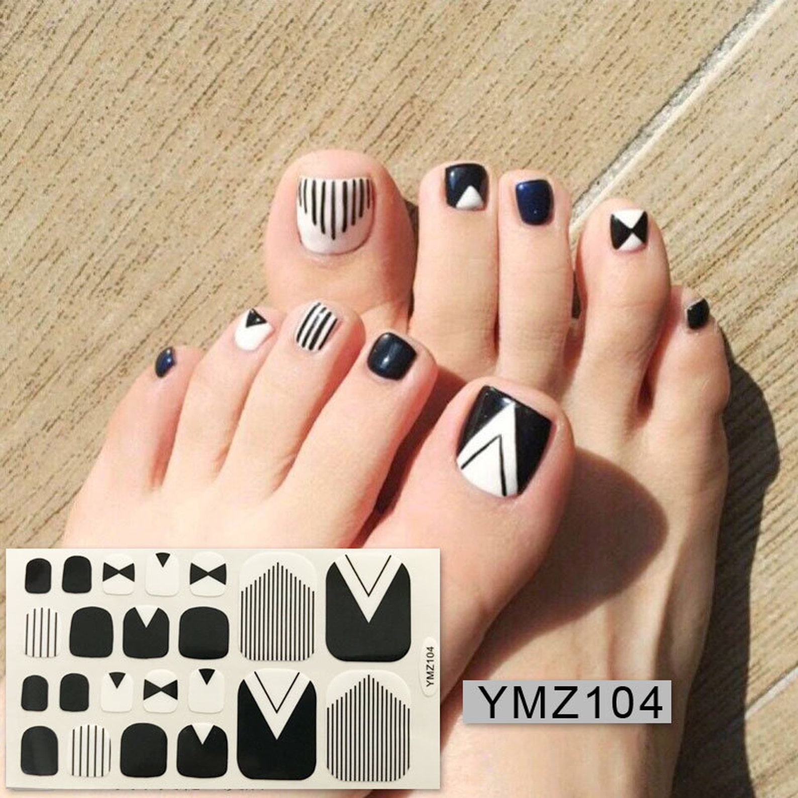 1PC Toenail Art Fullcover Sticker Sheet for Toenail Sticker Etsy