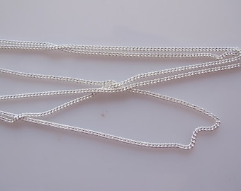 MDA-12 1M Silver Chain Shape Metal Nail Decoration