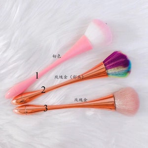 NA-67 hochwertige weiche Reinigung Nagel Staub Pinsel Nagel Kunst Pinsel Nail Art Zubehör 3 Farben