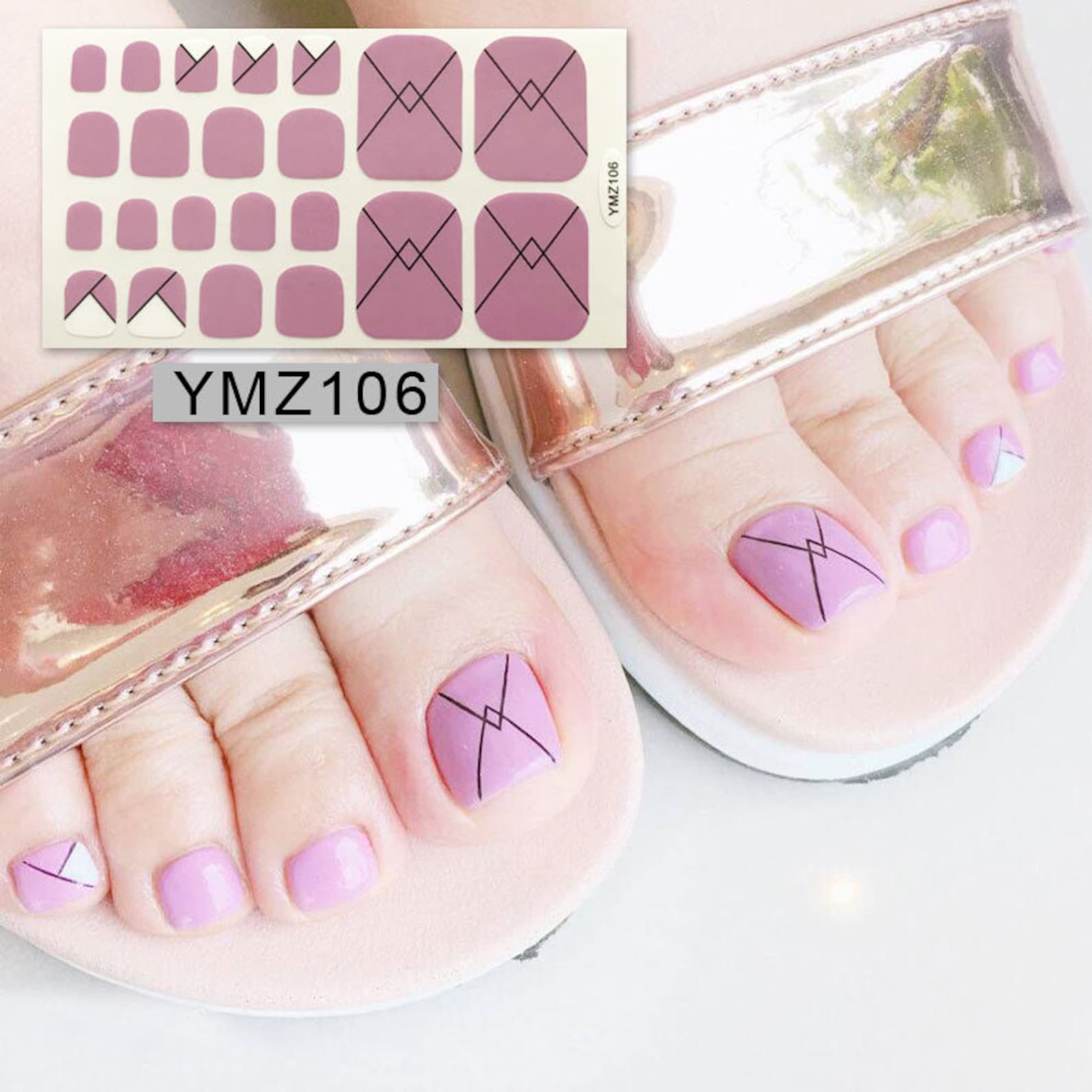 1PC Toenail Art Fullcover Sticker Sheet for Toenail Sticker Etsy