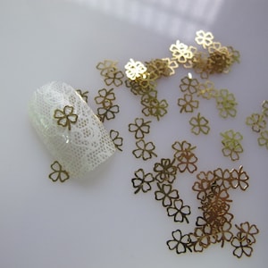 No.7 MS162 100pcs Nail art Gold Deco Metal Sticker Nail Art Deco
