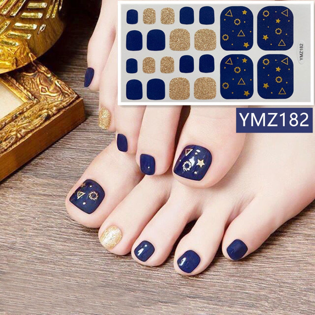 1PC Toenail Art Full-cover Sticker Sheet for Toenail Sticker