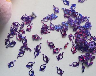 GD22-5 20g/bolsa purple Cat Glitter Nail art Glitter Pieces Decoration Nail art decoration