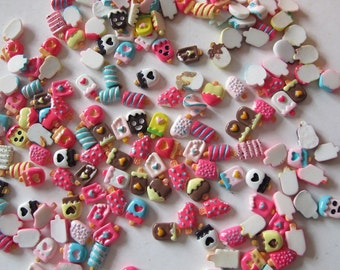 Mix-No.2 30pcs Cute Ice Lolly Mix  Decoration Resin Decoration Nail Art Decorations