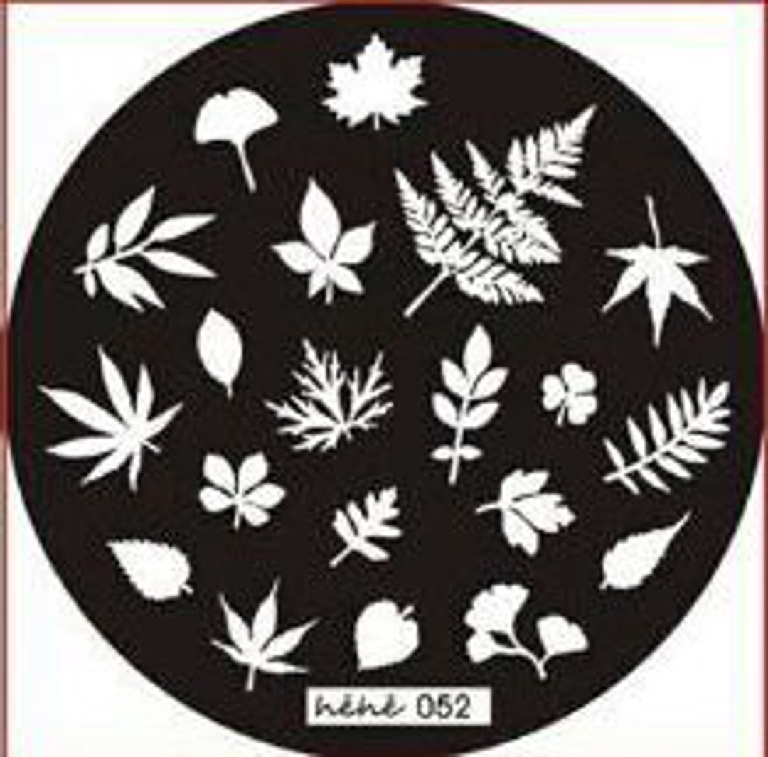 Cute HEHE052 Round Stamping Metal Plate With Free Gift of Scraper