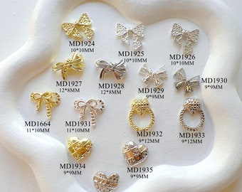 3D Bienen-Nagelcharms Aus Metall – 100 Stück Im Set | Für Nail Art, Gel & Acryl | Goldfarben | Perfekt Für DIY-Nageldesigns & Deko