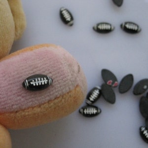 RC-177 30pcs Cute Football Resin Decoration Nail Art Decoration