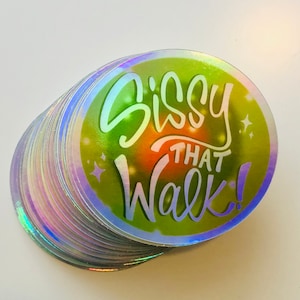 Girl sissy that walk! Rupauls drag race sticker