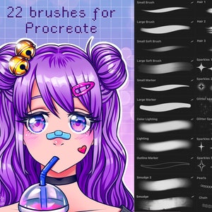22 Pinceaux pour Procreate