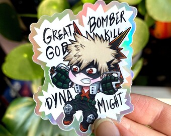 Boom Boom Boy - Sticker Chibi Holographique