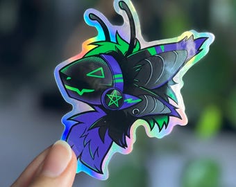 Glitch - Holographic Sticker