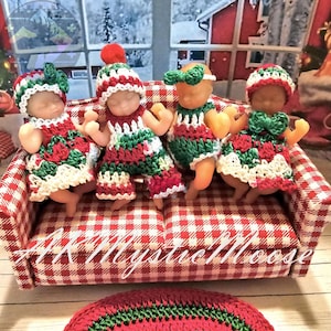 christmas dress with matching doll dress Sinhoon Mommy and Me Outfits Mother Daughter Christmas Matching Dress Long Sleeve Plaid New Year Clothes (Daughter,4-5T)