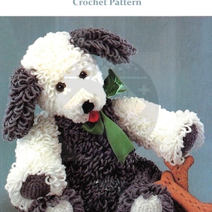 PDF Descarga Instantánea Patrón Vintage Stanley Sheepdog Amigurumi Crochet Pattern Perro