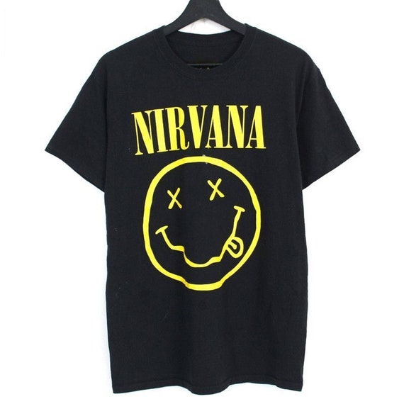 Nirvana Smiley Face T Shirt T-shirt , Nirvana Ban… - image 1
