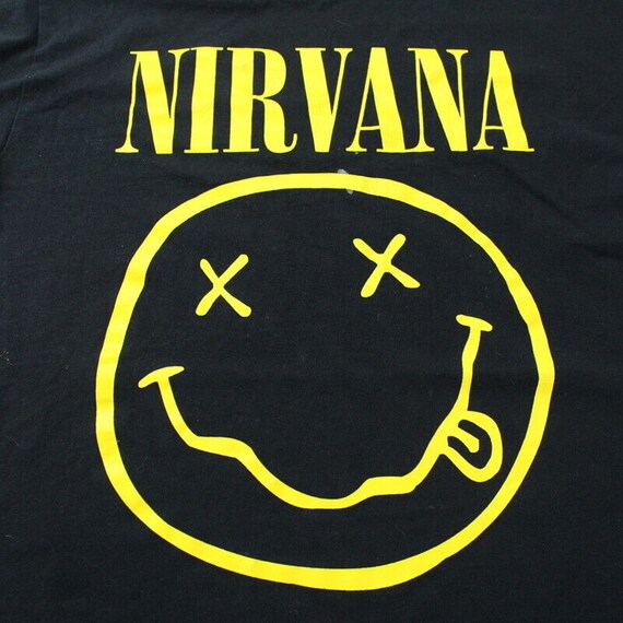 Nirvana Smiley Face T Shirt T-shirt , Nirvana Ban… - image 3