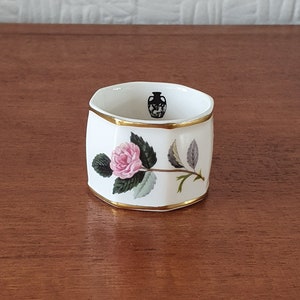 Wedgwood Napkin Ring - Hathaway Rose Pattern - England