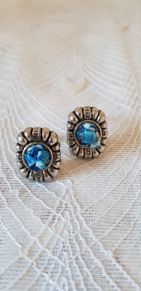 Turquoise clip deals on earrings