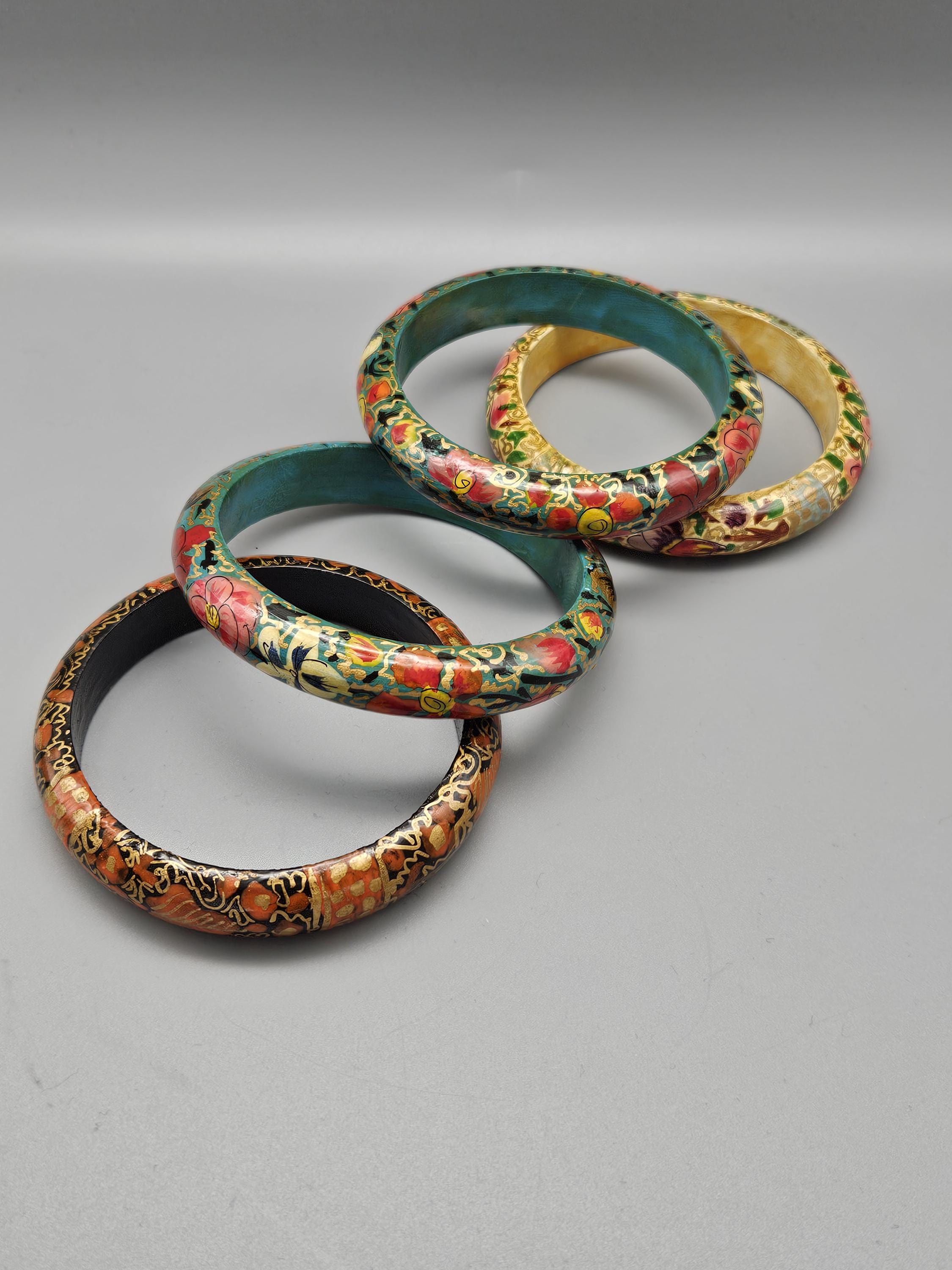 Bracelet Fantaisie En Bois - Style Vintage Et Naturel - Neuf Avec Étiquettes