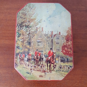 Scatola di caramelle vintage Thorne&#39;s - The Hunt