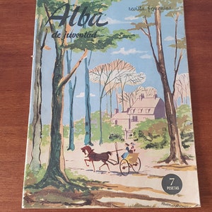 Alba de Juventud April 1957 - Spanish Womens Magazine