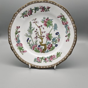 Coalport Indian Tree Plate 8&quot; - Handpainted - C1891 - 1919