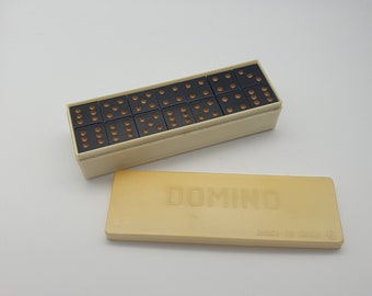 USSR Vintage Domino Set - Plasic/Bakelite - Boxed Set