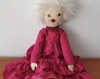 Dress Up Rag Doll - Hand Made