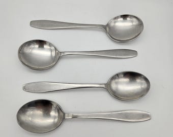 Vintage Old Hall Stainless Steel Spoons – Campden Pattern, England