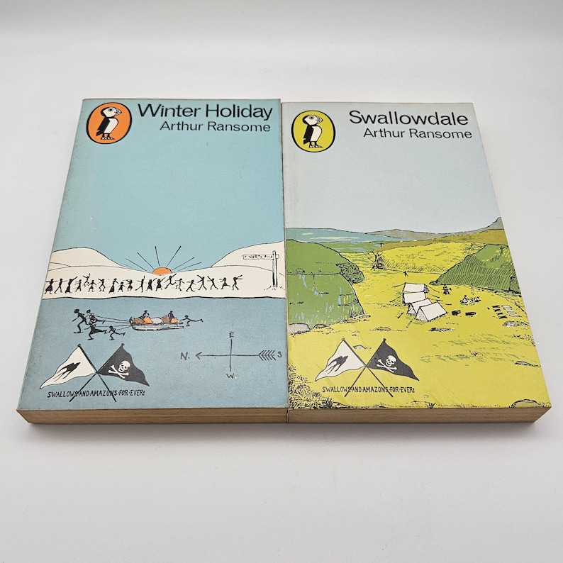 Arthur Ransome Books Swallows & Amazons Series - Puffin Books C1970s - Etsy