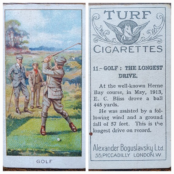 golf cigarette cards Various Golfing Cigarette Cards