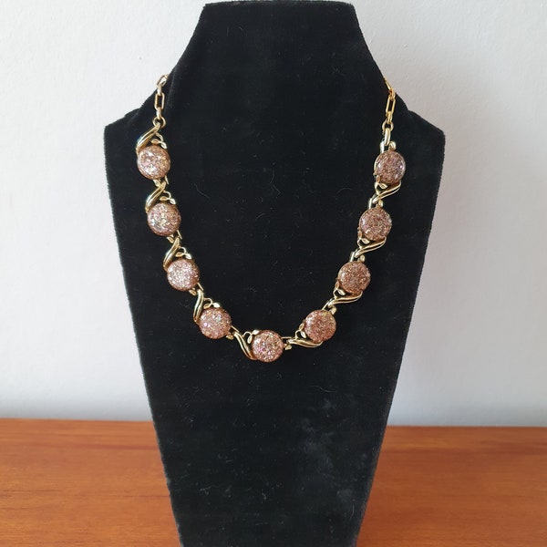 1950s Confetti Lucite Necklace