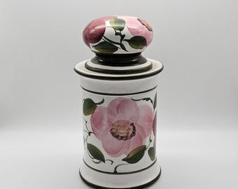 Tarro de cerámica pintado a mano con tapón de burbuja - John Buck Portugal