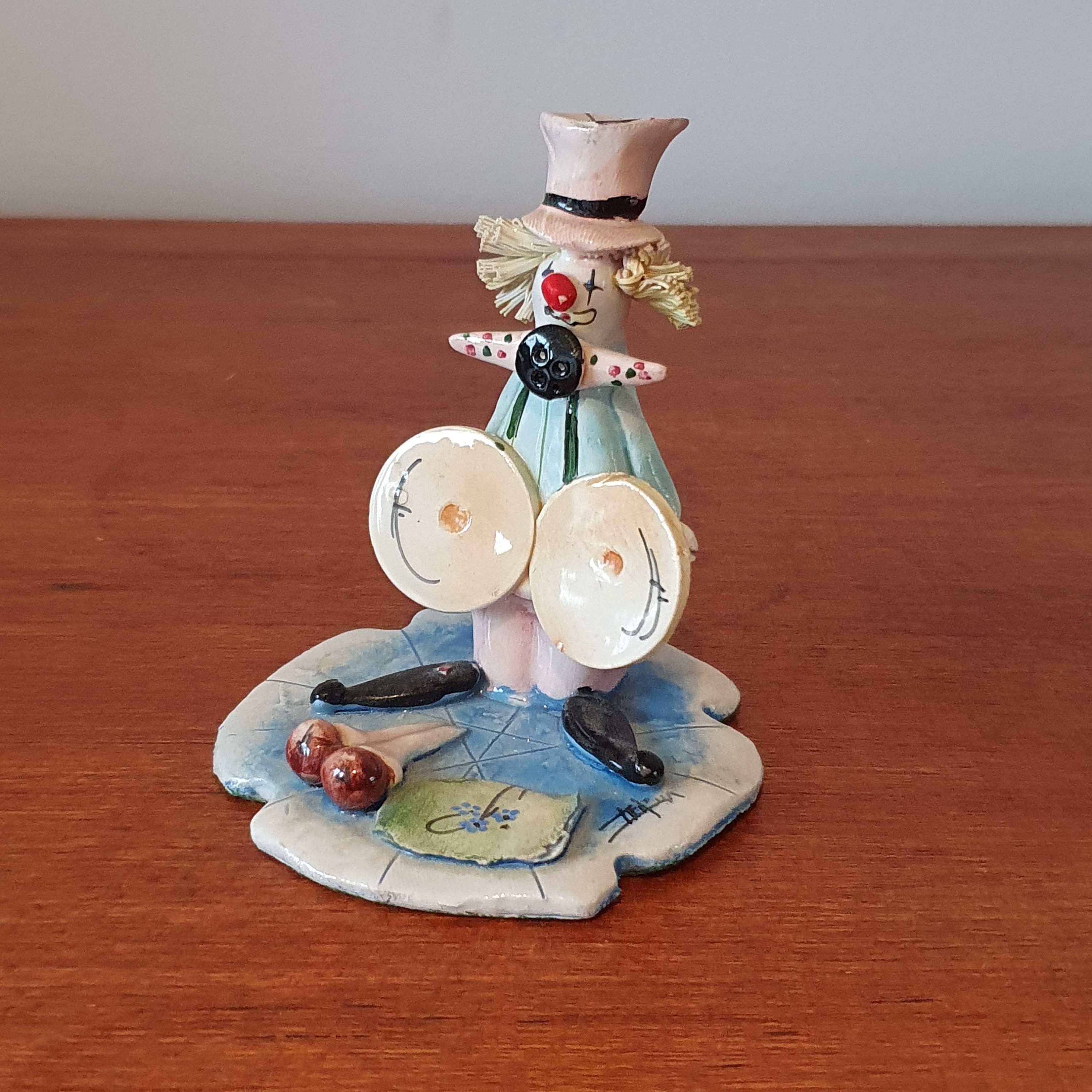 Ceramic Italian Clown- Lino Zampiva - Etsy