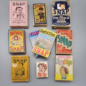 Jeu de cartes Snap Card ancien - Snap Cards vintage