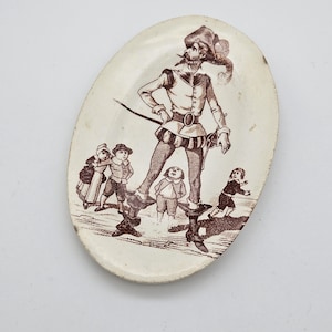 Miniature Transfer Print Plate - Gulliver's Travels