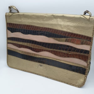 Bolso bandolera de piel vintage - Stephanie Wood