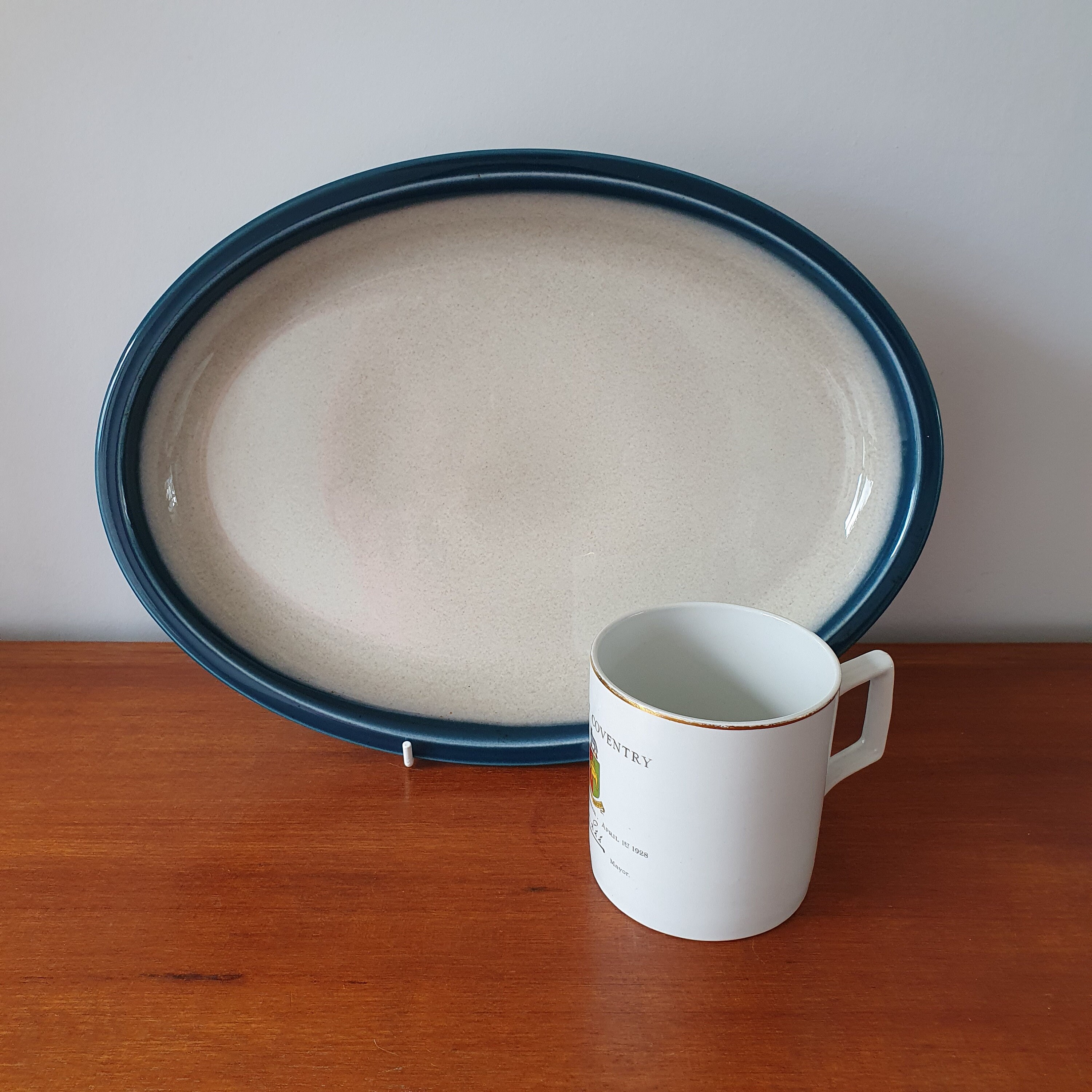 Wedgwood Blue Pacific Large Oval Serving Dish - Oven to Table - Etsy