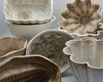 Antique Ceramic Jelly Moulds - Various Designs
