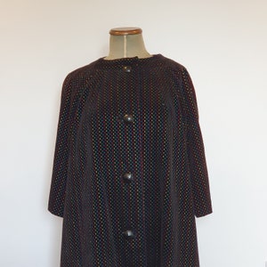 Original 1950s Velvet Swing Coat