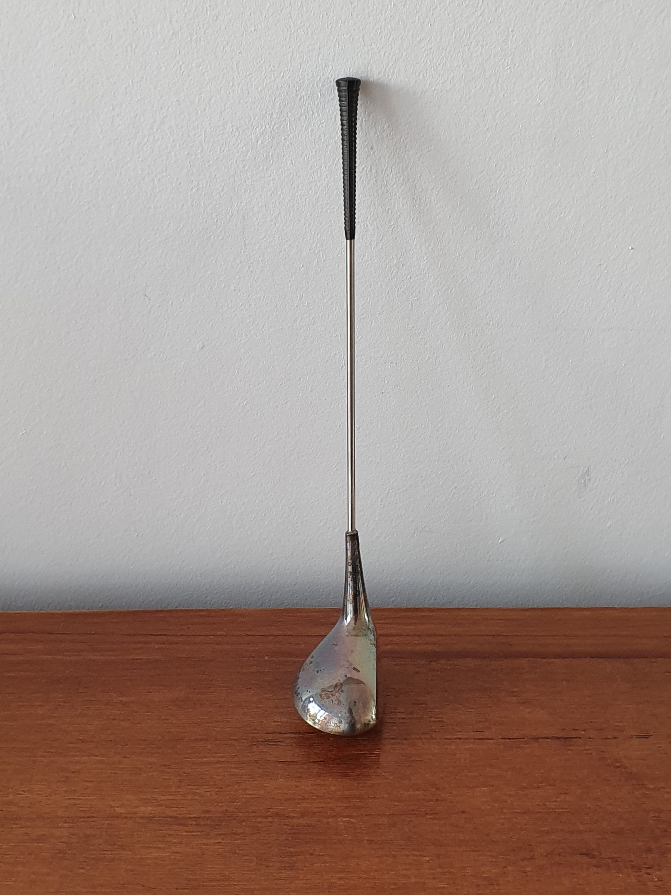 Silver Plated Golf Club Cocktail Stirer - Frigast Denmark - Etsy