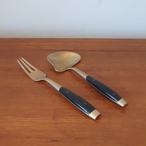 Vintage Brass Thai Cutlery - Pickle Forks, Condiments