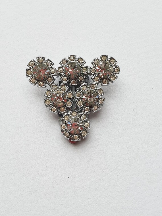Paste Dress Clip 1940s Art Deco