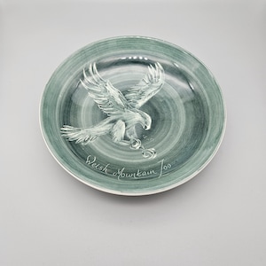 Beddgelert Pottery Welsh Mountain Zoo - Welsh Studio Pottery Dish - Osprey