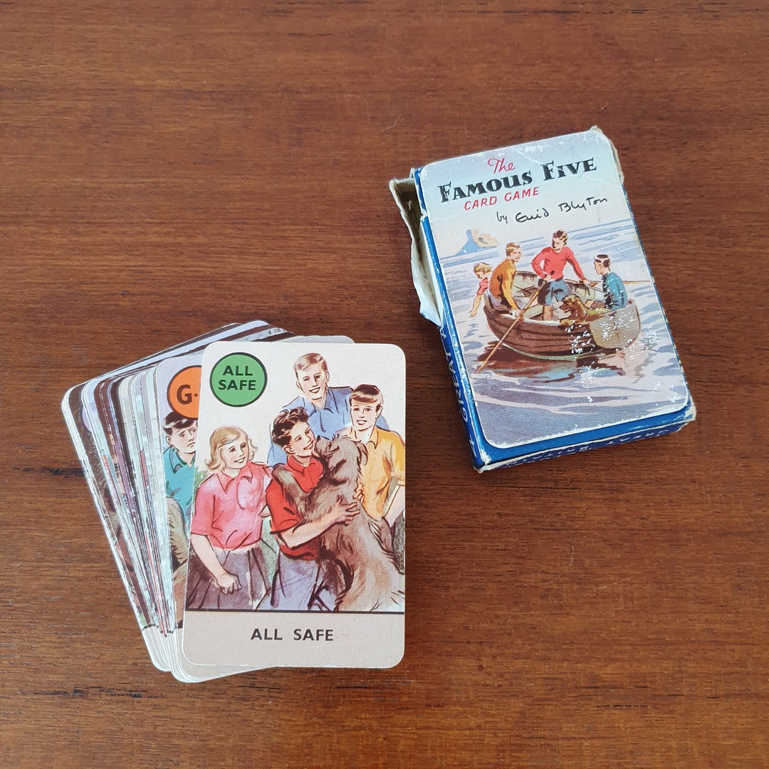 The Famous Five Card Game Vintage Game Etsy the-famous-five-card-game-vintage-game-etsy