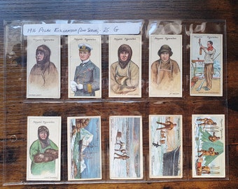 John Player Polar Exploration Series 2 Cigarette Cards - 1916