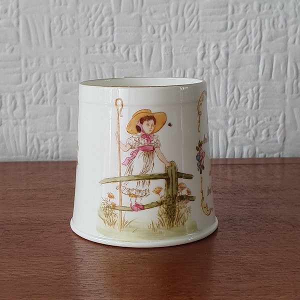 Children's Mug - Christening - Little Bo-peep - Nursery Ware