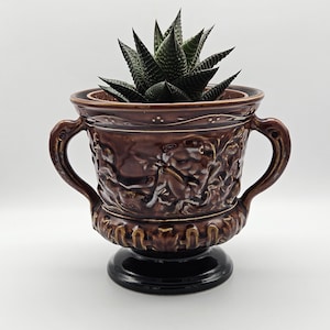 Maceta tipo urna SylvaC Raphsody No4666, con asas de delfín - Estilo clásico